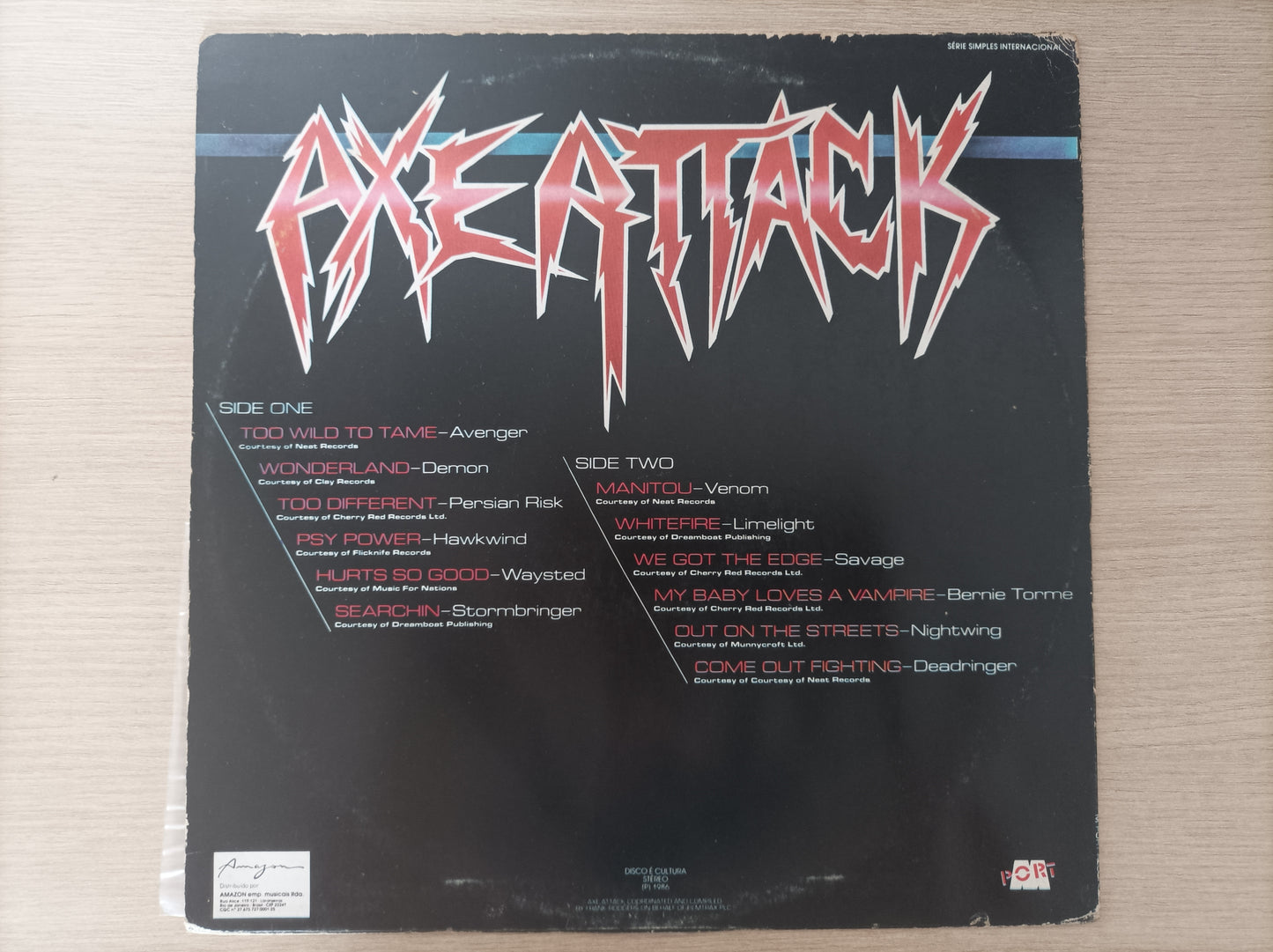 Lp Vinil Avenger, Demon, Venom Axe Attack