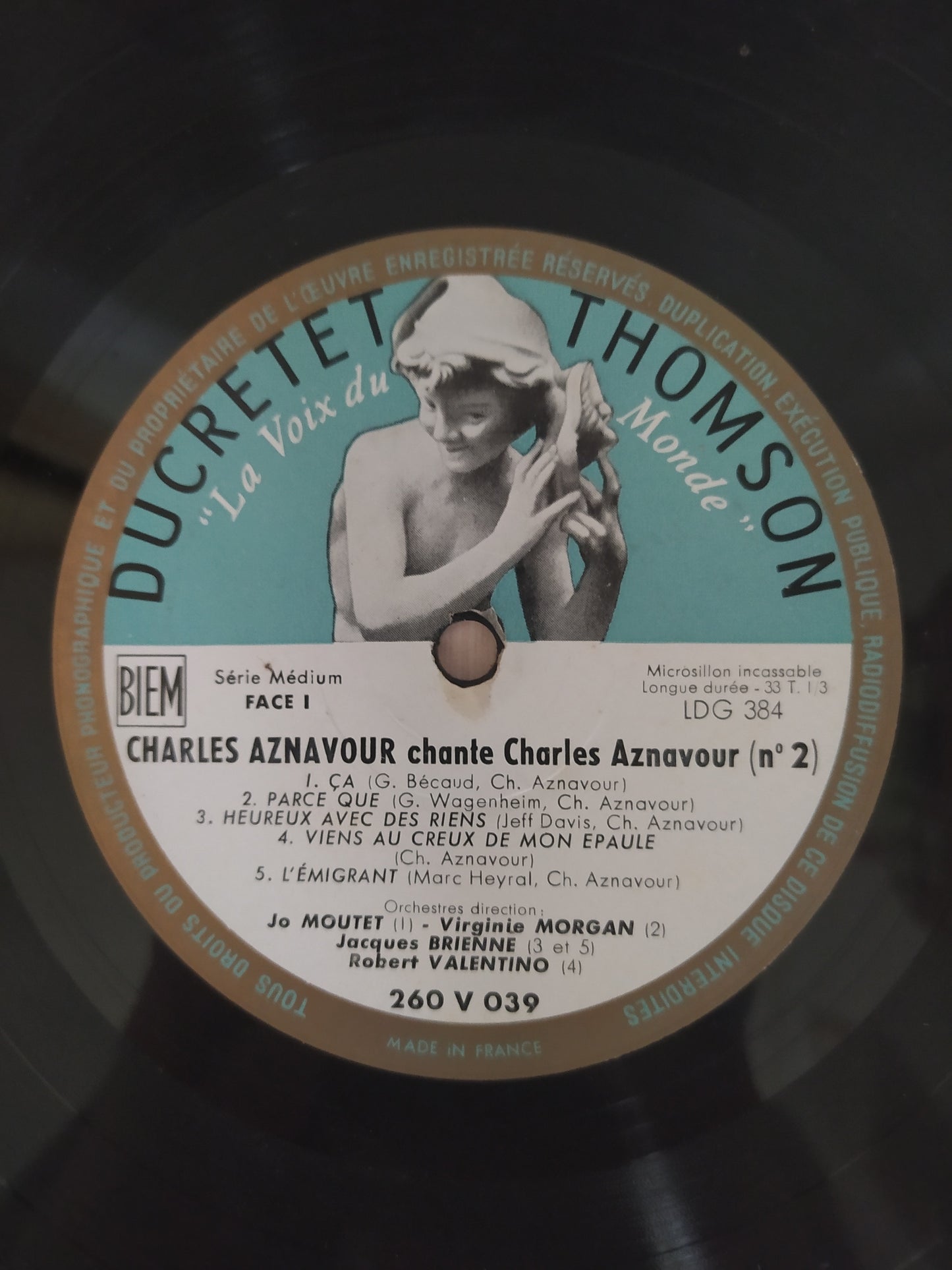 Lp Vinil Charles Aznavour Chante Vol. 2