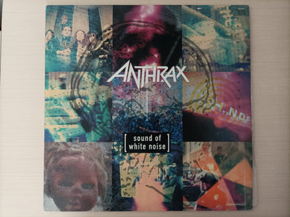 Lp Vinil Anthrax Sound of White Noise Com encarte