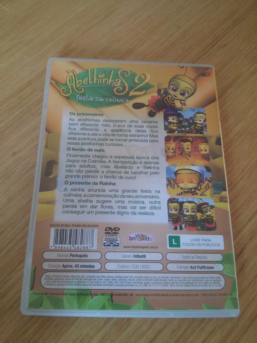 DVD - Abelhinhas S2 Festa Na Colméia