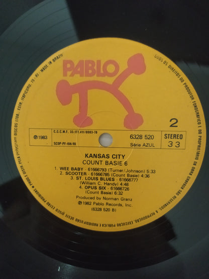 Lp Vinil Count Basie 6 Kansas City