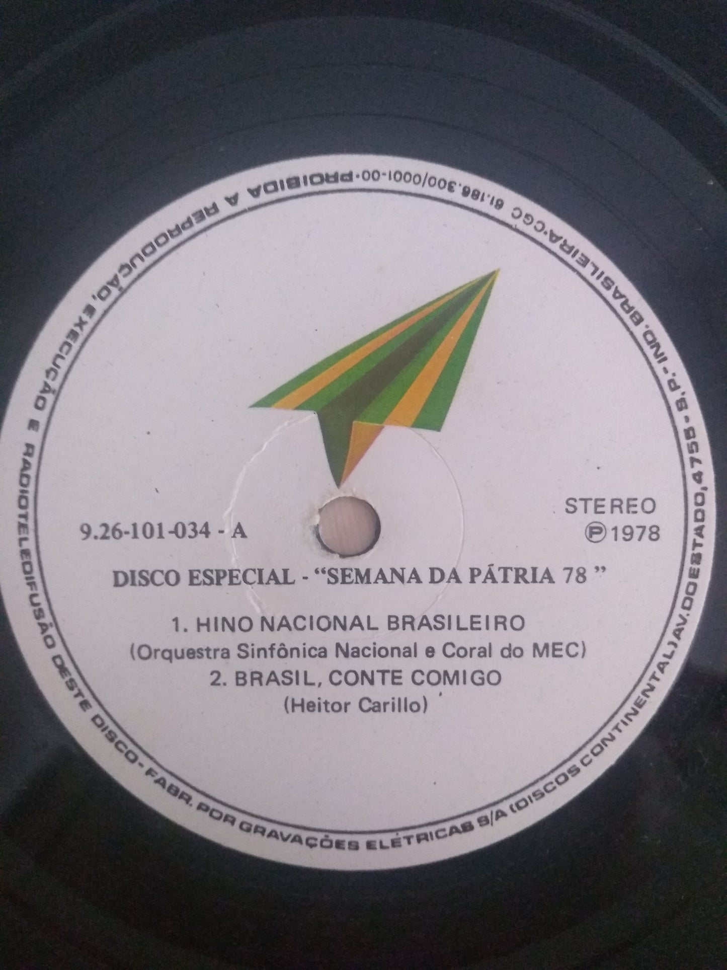 Vinil Compacto Brasil Hino Nacional