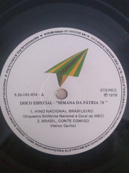 Vinil Compacto Brasil Hino Nacional