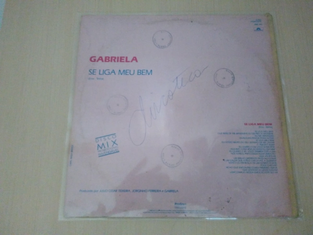 Lp Vinil Gabriela Se Liga Meu Bem