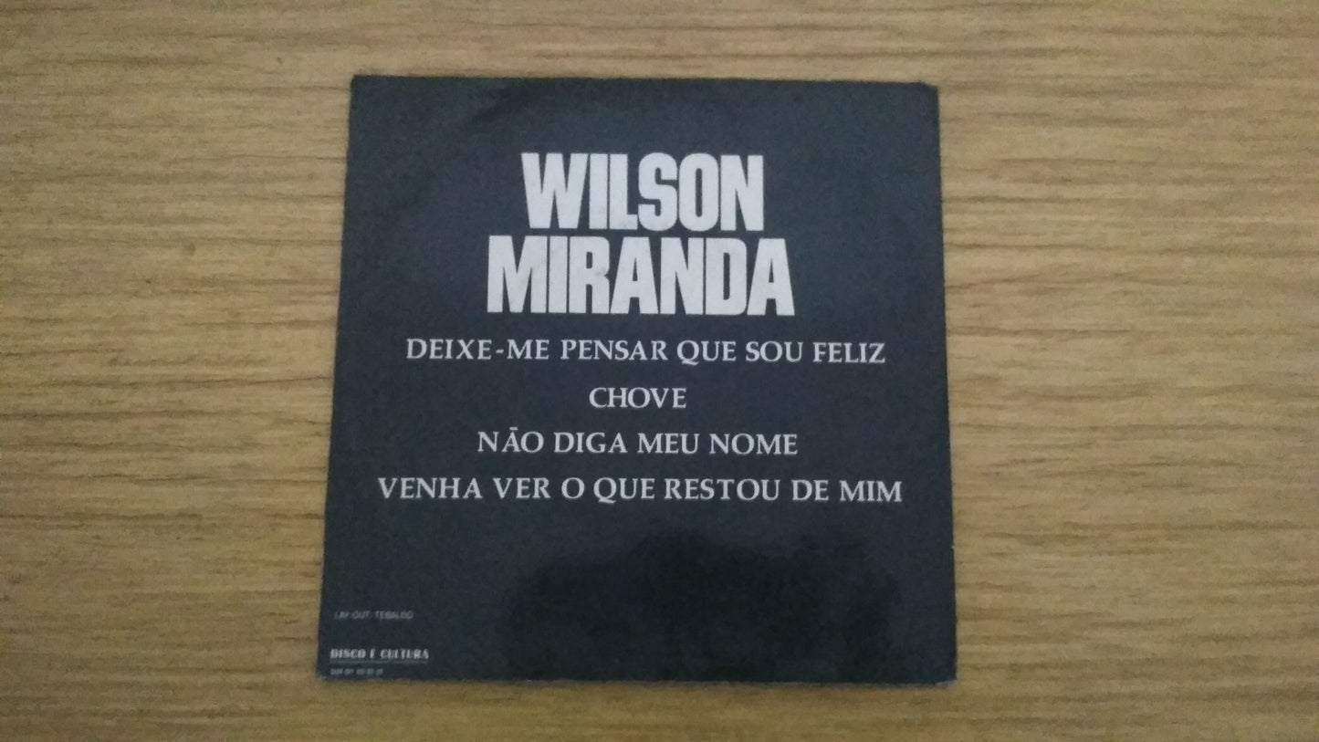 Lp Vinil Compacto Wilson Miranda Deixe-me pensar que sou feliz