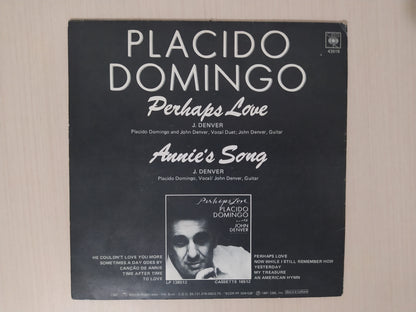Lp Vinil Compacto Placido Domingo Perhaps Love