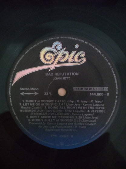 Lp Vinil Joan Jett Bad Reputation