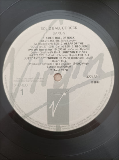 Lp Vinil Saxon Solid Ball of Rock