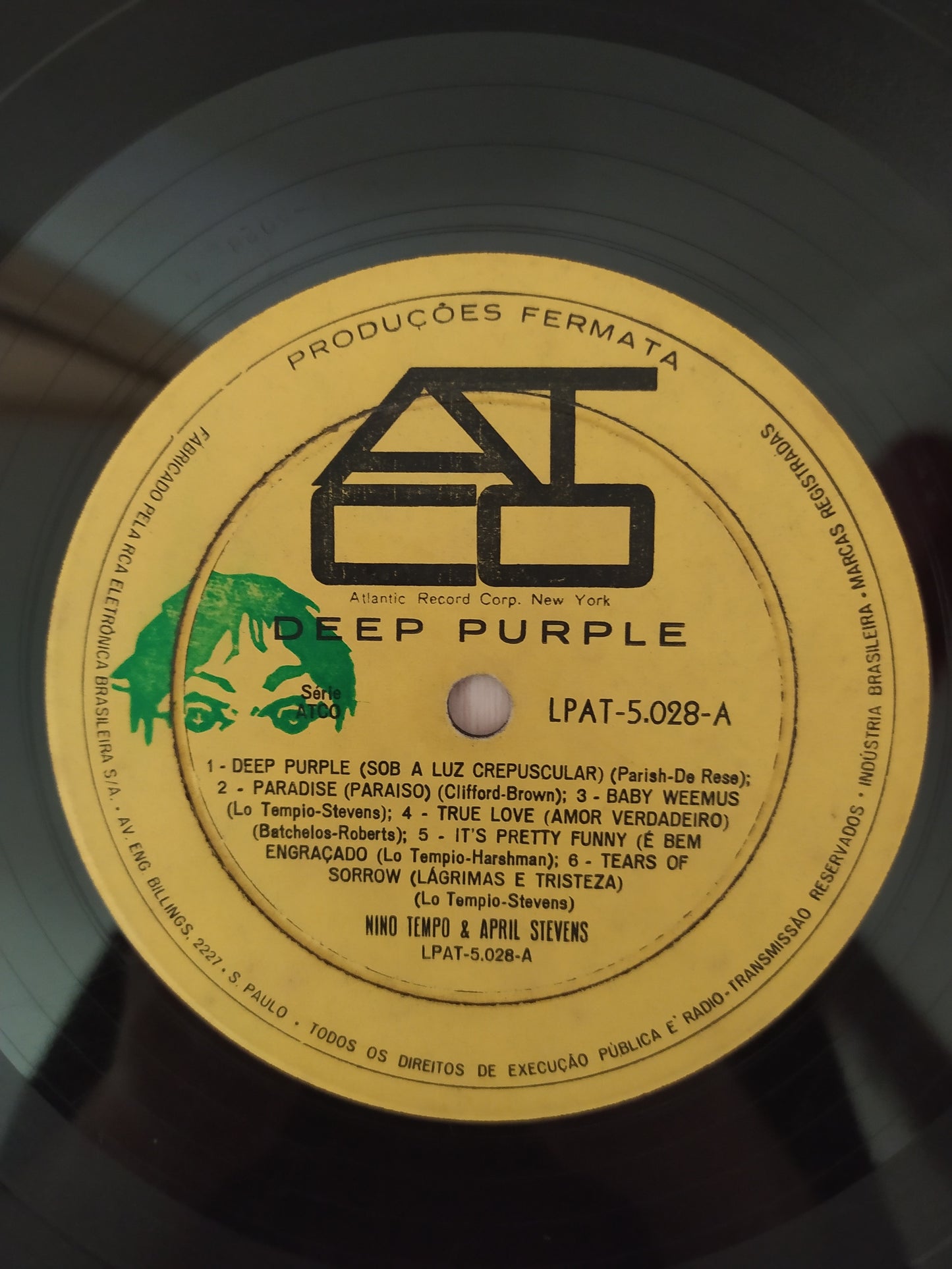 Lp Vinil Nino Tempo & April Stevens Deep Purple