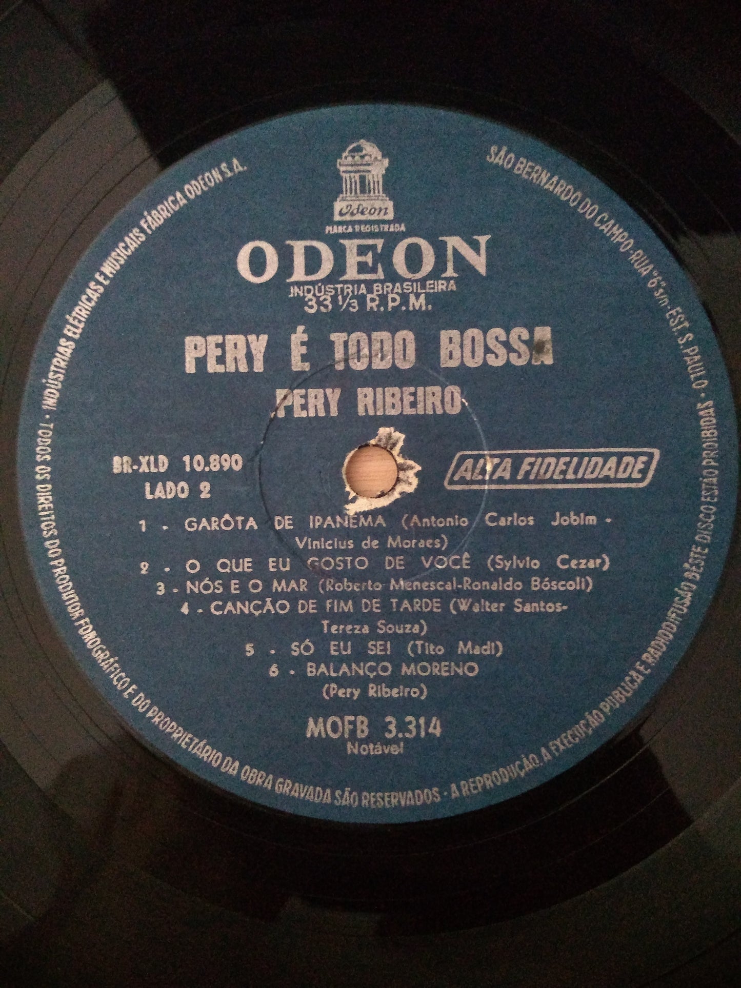 Lp Vinil Pery Ribeiro É Todo Bossa