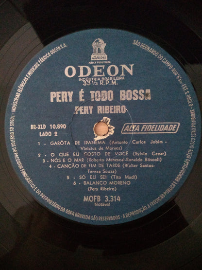 Lp Vinil Pery Ribeiro É Todo Bossa