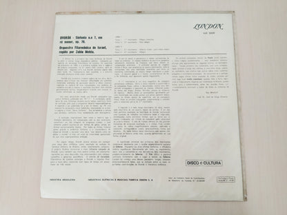 Lp Vinil Israel Philharmonic Tour 1968 Dvorak Symphony Vol 7