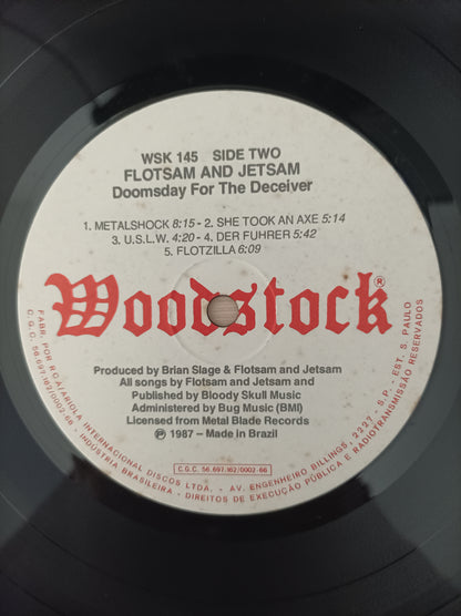 Lp Vinil Flotsam and Jetsam Doomsday for the Deceiver