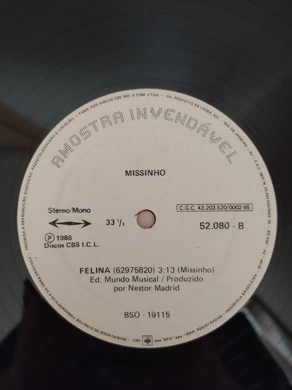 Lp Vinil Missinho Felina