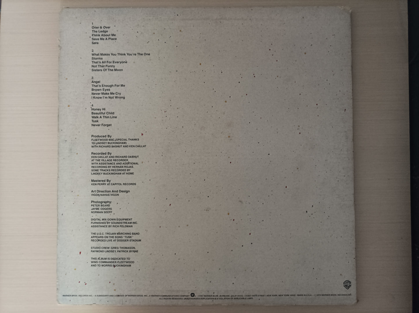 Lp Vinil Fleetwood Mac Tusk Duplo Importado