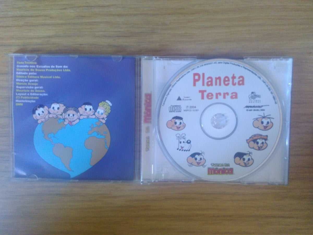 Cd Infantil Turma Da Mônica Planeta Terra