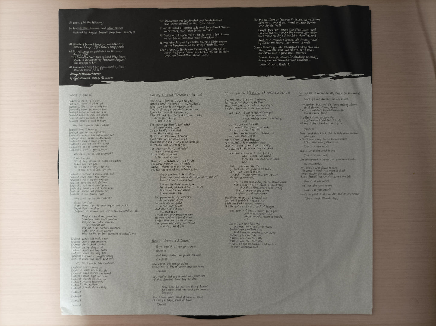 Lp Vinil Kid Creole and the Coconuts In Praise of Older Woman Importado