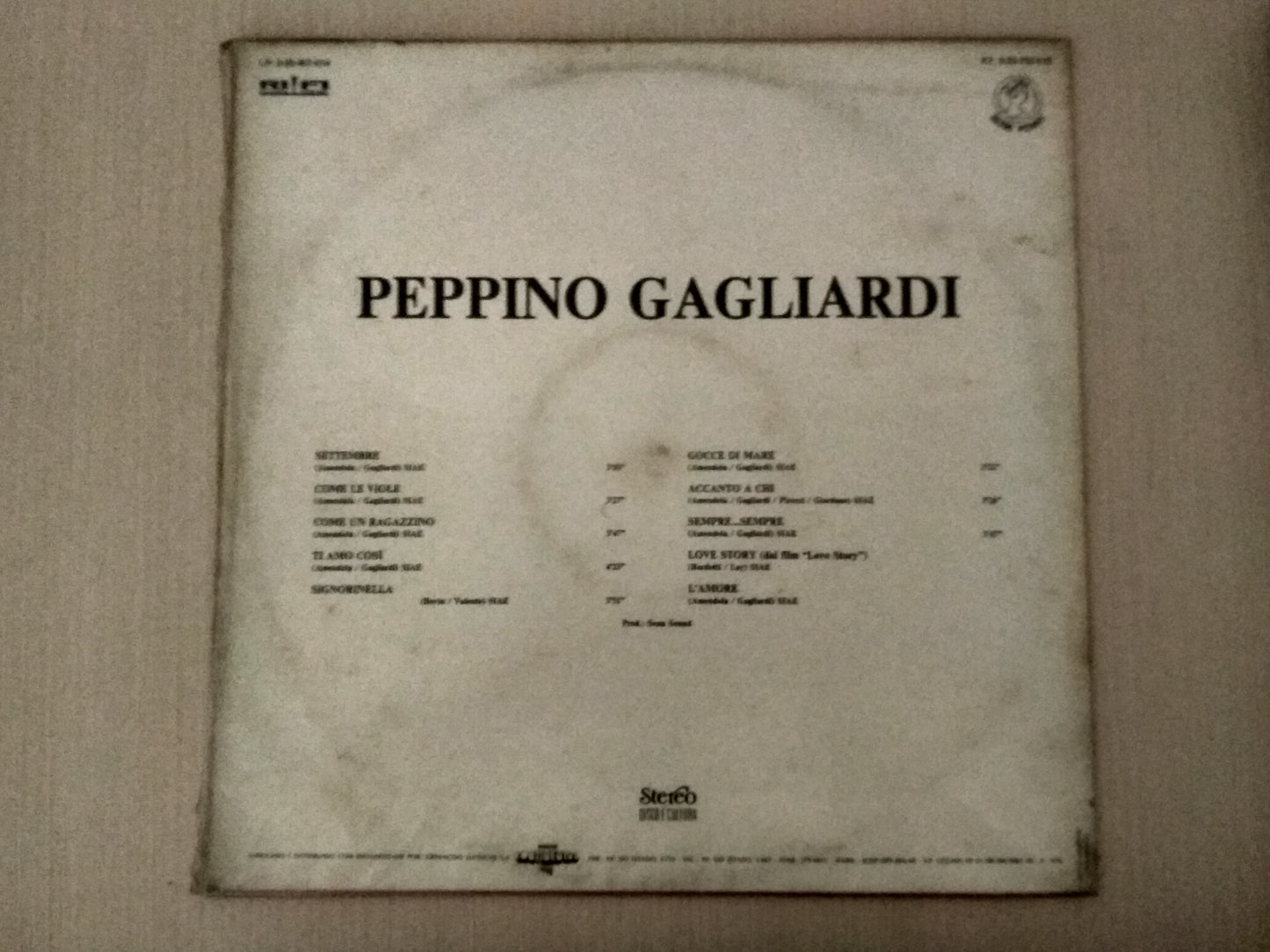 Lp Vinil Peppino Gagliardi