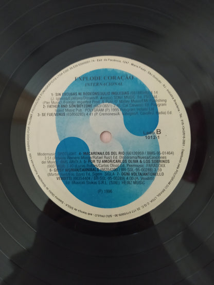 Lp Vinil Explode Coração Internacional