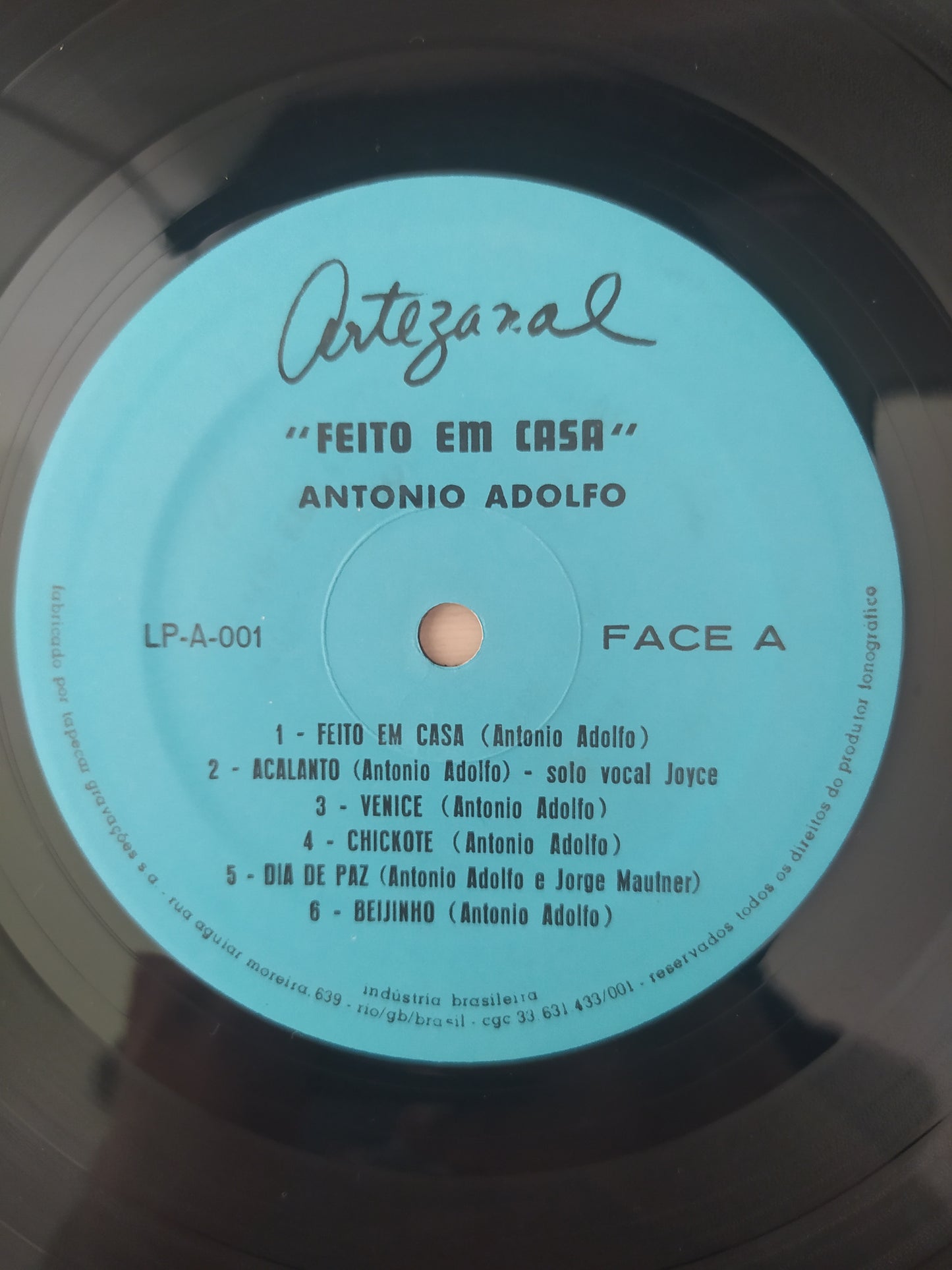 Lp Vinil Antonio Adolfo Feito Em Casa Brazilian Pop Music 10