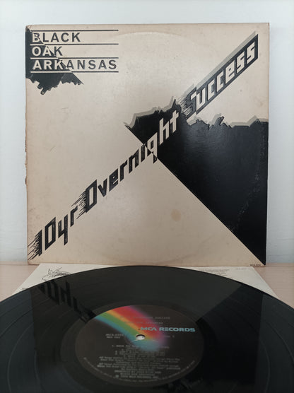 Lp Vinil Black Oak Arkansas 10yr Overnight Importado Encarte