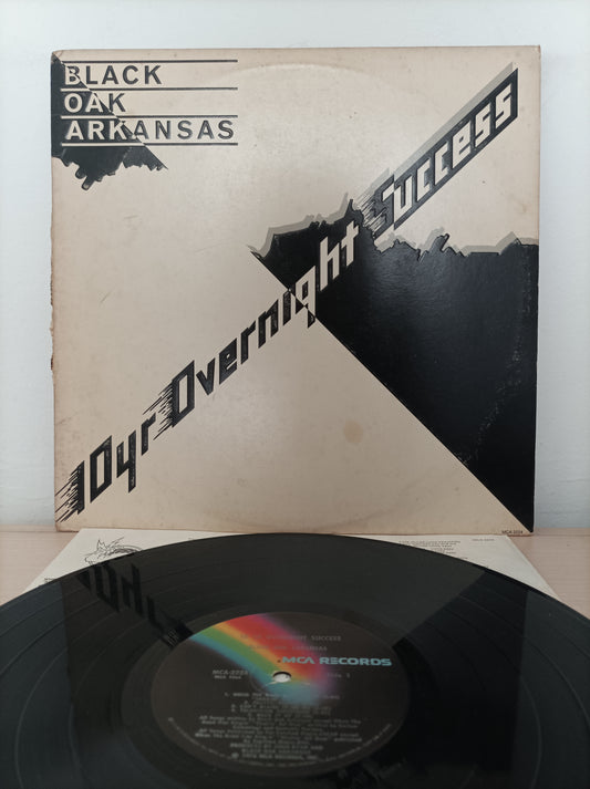 Lp Vinil Black Oak Arkansas 10yr Overnight Importado Encarte
