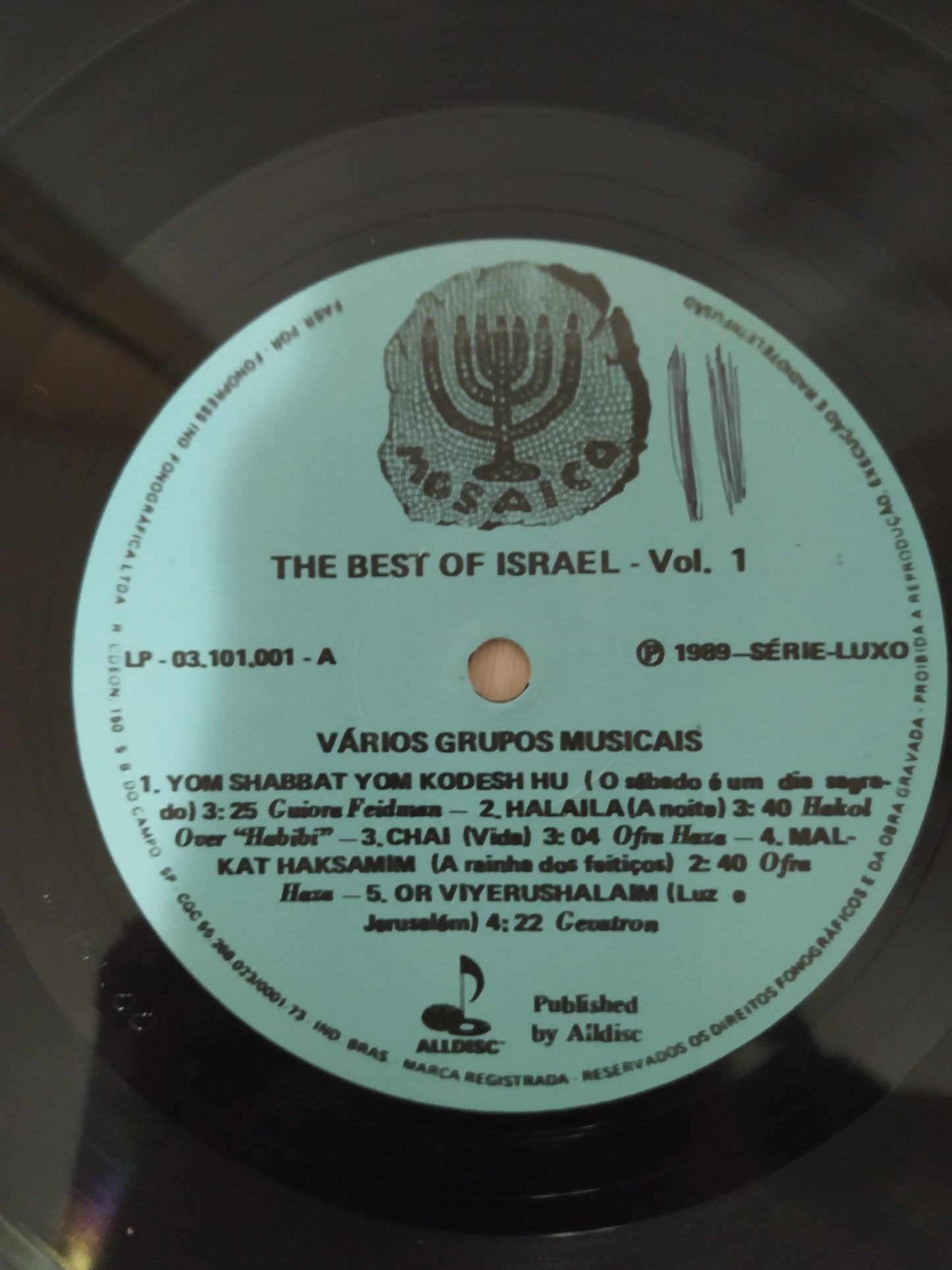 Lp Vinil The Best Of Israel Vol. 1