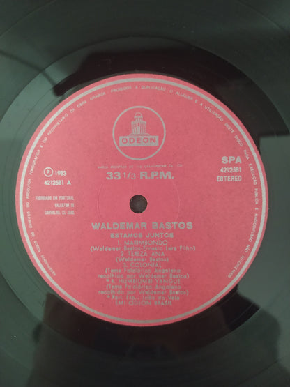 Lp Vinil Waldemar Bastos Estamos Juntos Com Encarte