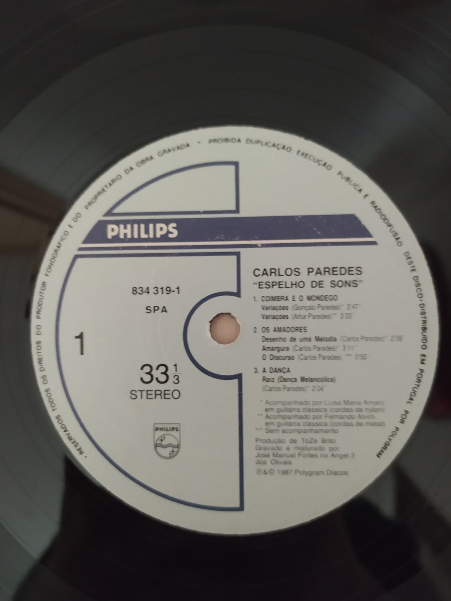 Lp Vinil Carlos Paredes Espelho De Sons Capa Dupla