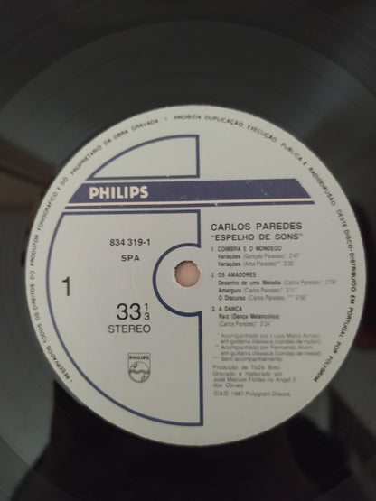Lp Vinil Carlos Paredes Espelho De Sons Capa Dupla