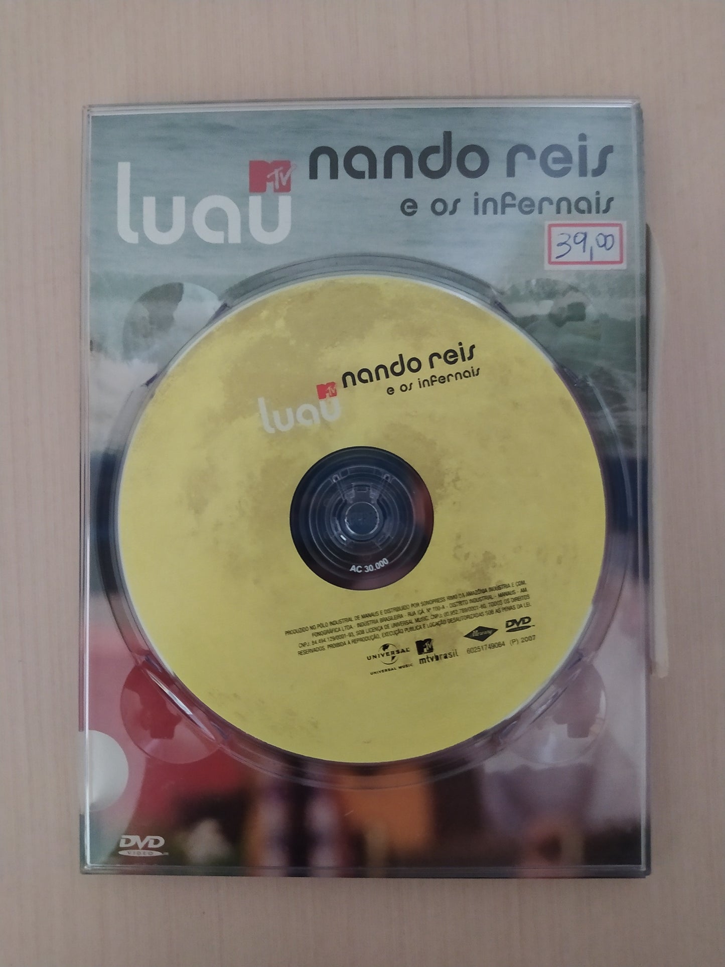 Dvd Nando Reis E Os Infernais Luau Mtv