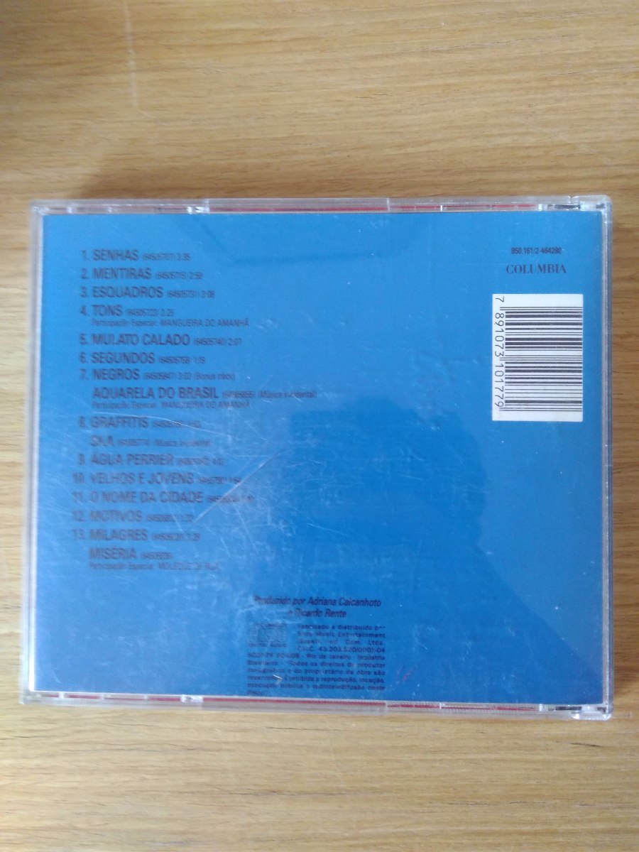Cd Adriana Calcanhoto Senhas