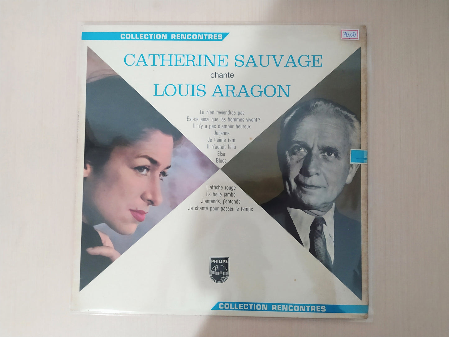 Lp Vinil Catherine Sauvage Chante Louis Aragon
