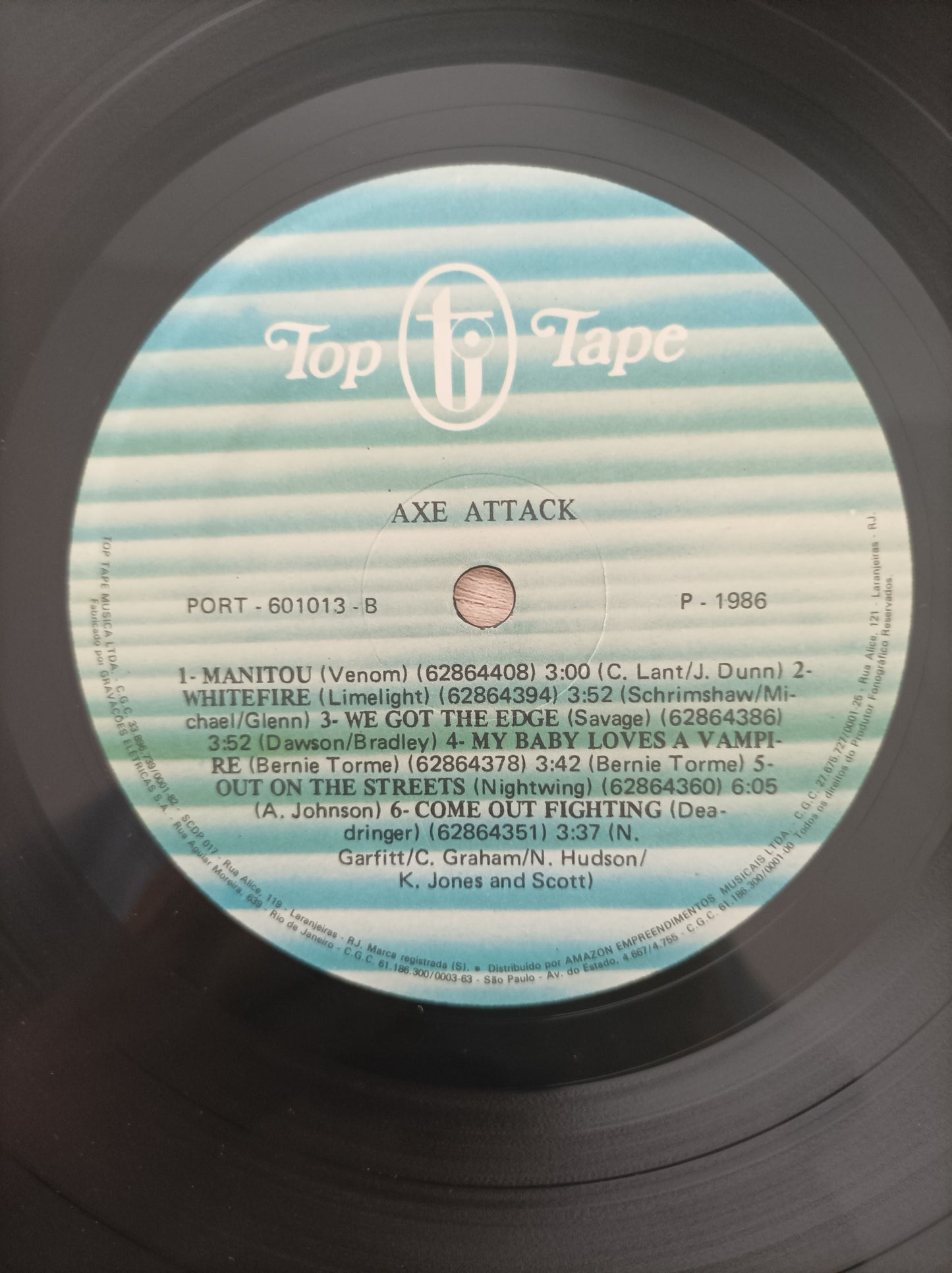 Lp Vinil Avenger, Demon, Venom Axe Attack