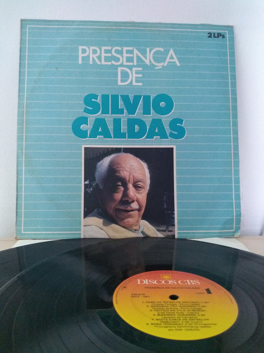 Lp Vinil Silvio Caldas Presença De Duplo Com Encarte