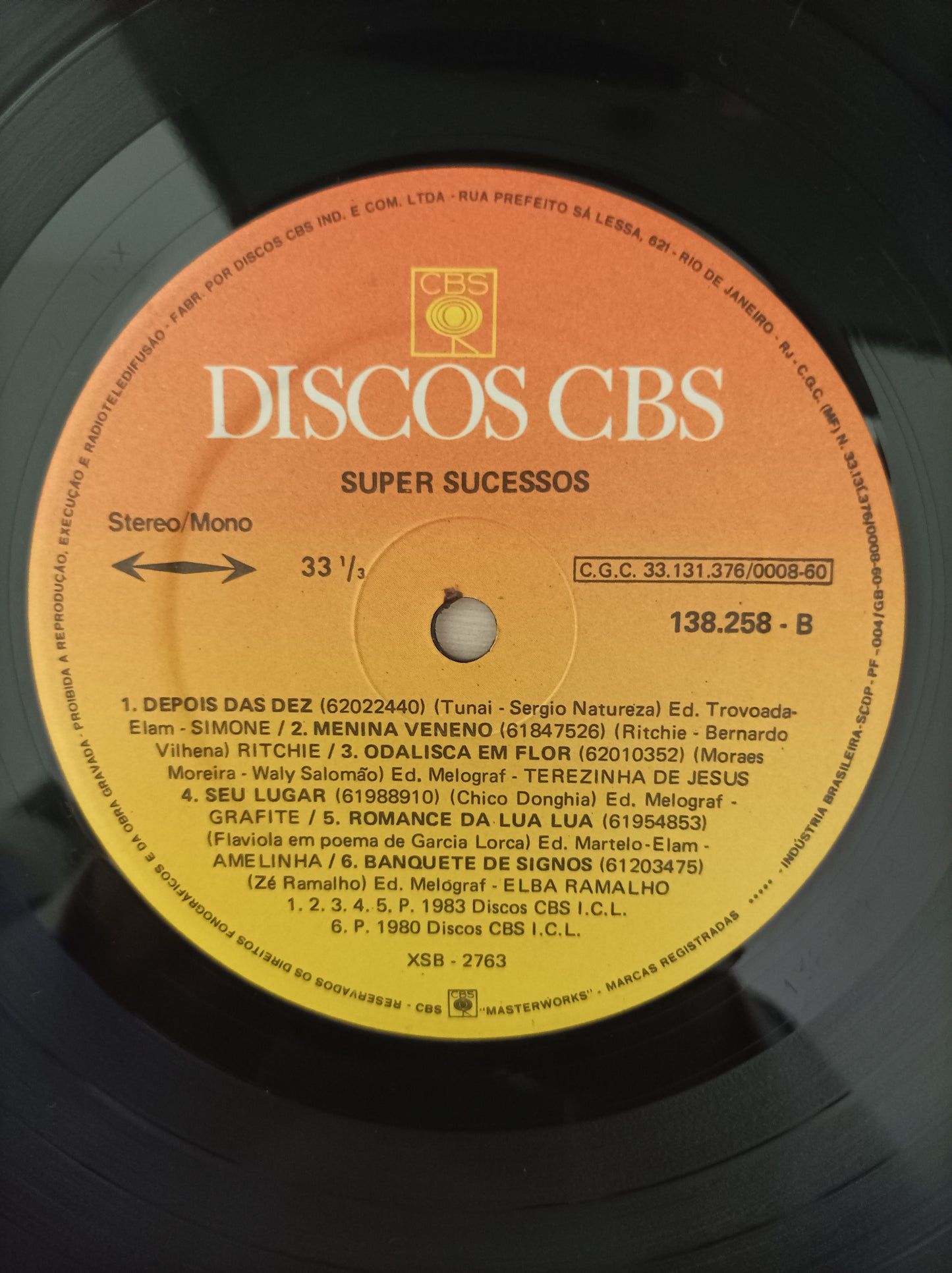 Lp Vinil Super Sucessos