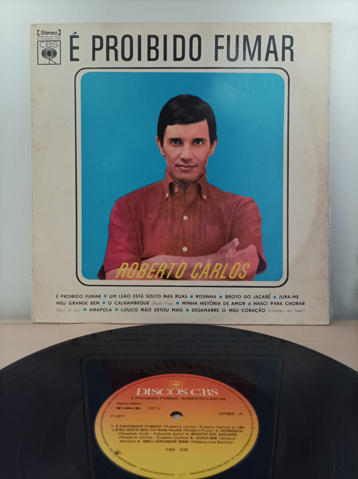 Lp Vinil Roberto Carlos É proibido fumar