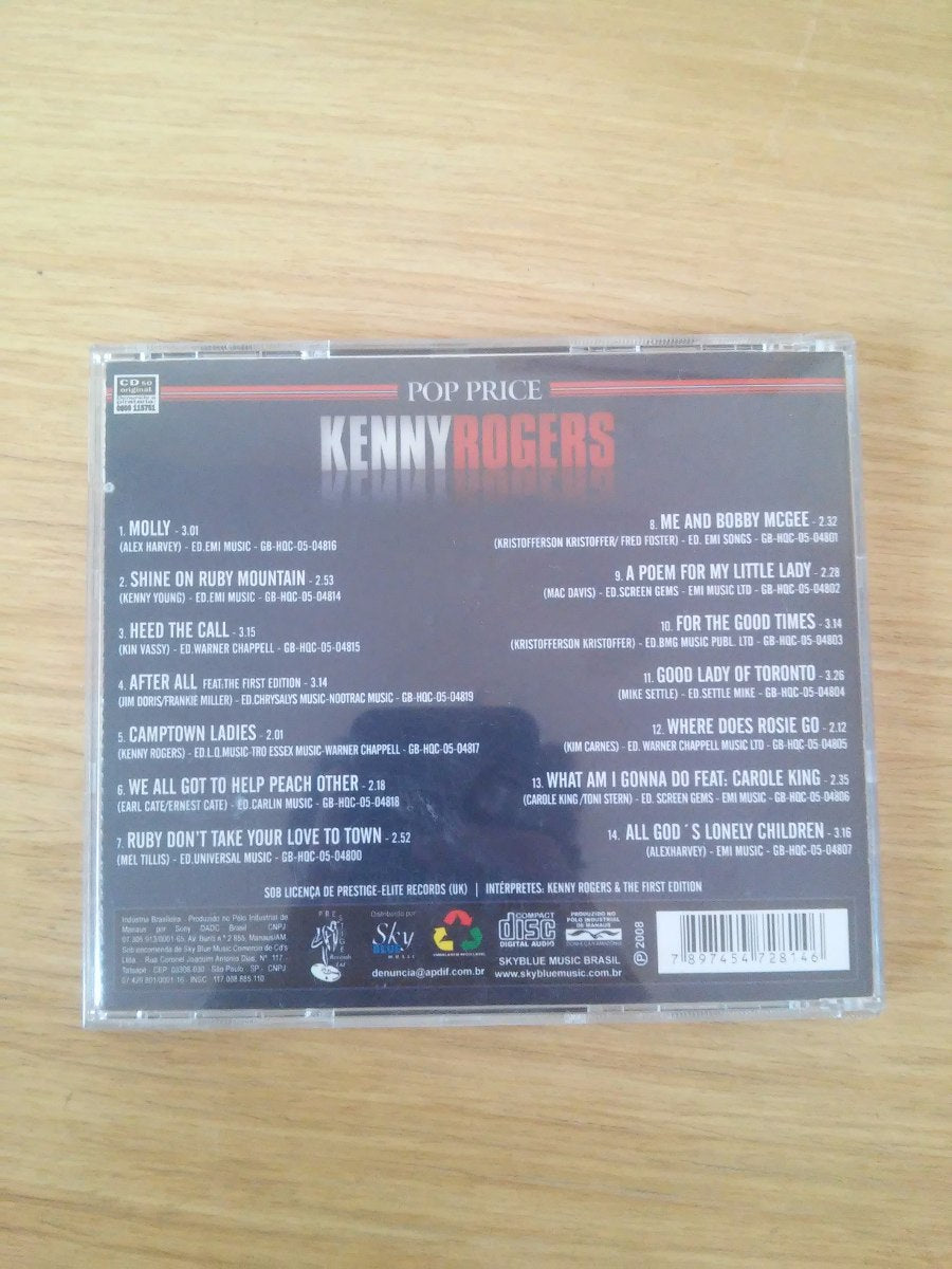 Cd Kenny Rogers Pop Price