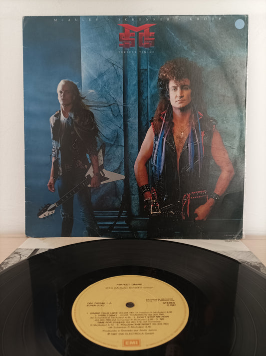 Lp Vinil McAuley Schenker Group Perfect Timing Com encarte