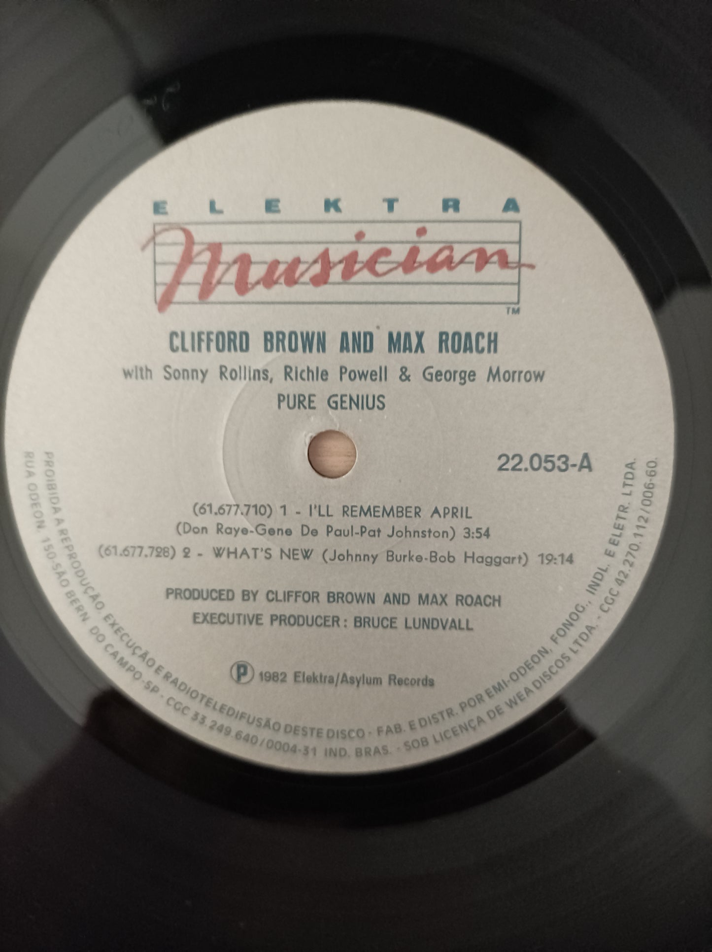 Lp Vinil Clifford Brown & Max Roach Pure Genius Vol. 1