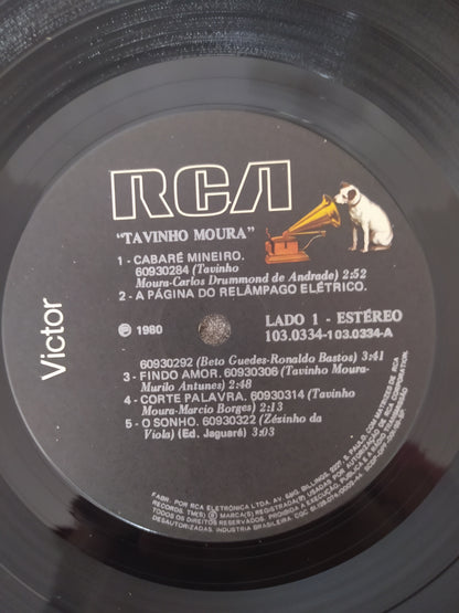 Lp Vinil Tavinho Moura 1980 Com Encarte