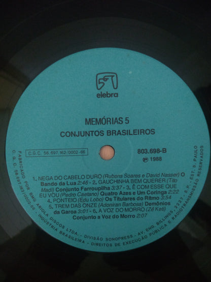 Lp Vinil Elebra Memória 5 Capa Dupla