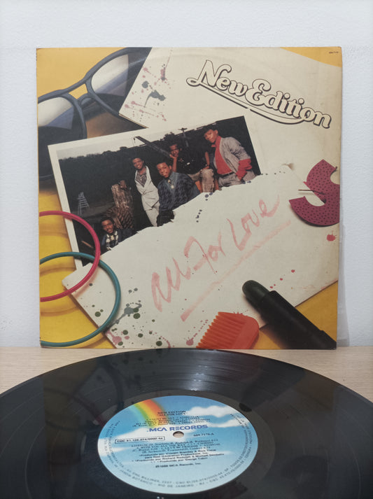Lp Vinil New Edition All for Love