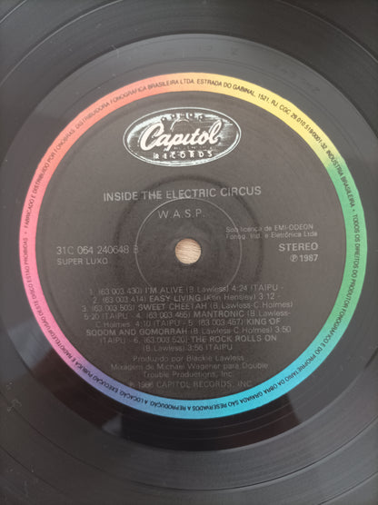 Lp Vinil W.A.S.P. Inside the Electric Circus