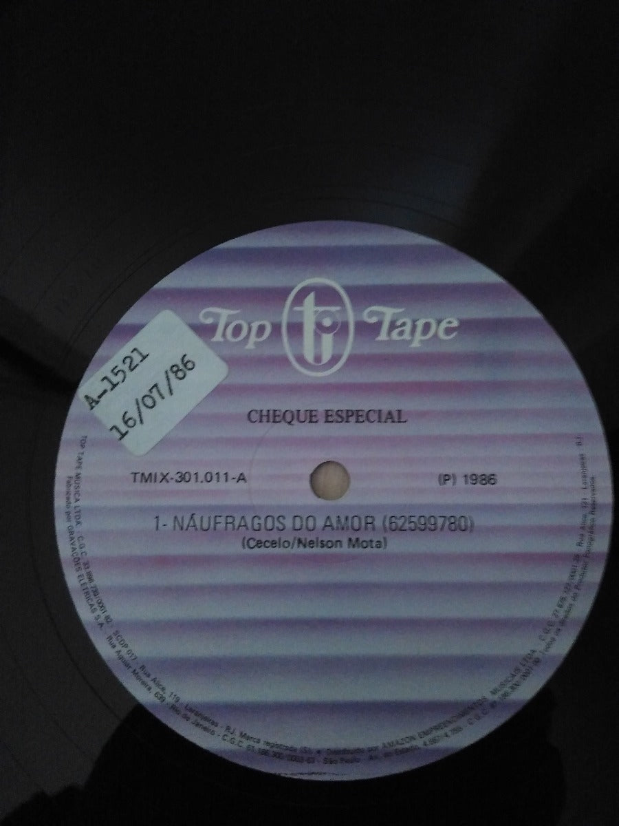 Lp Vinil Cheque Especial Náufragos De Amor