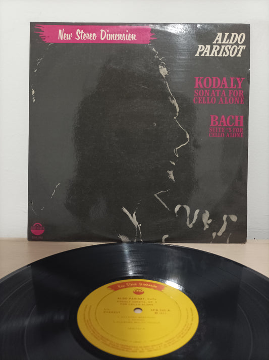 Lp Vinil Aldo Paridot Kodaly Sonata for Cello Alone