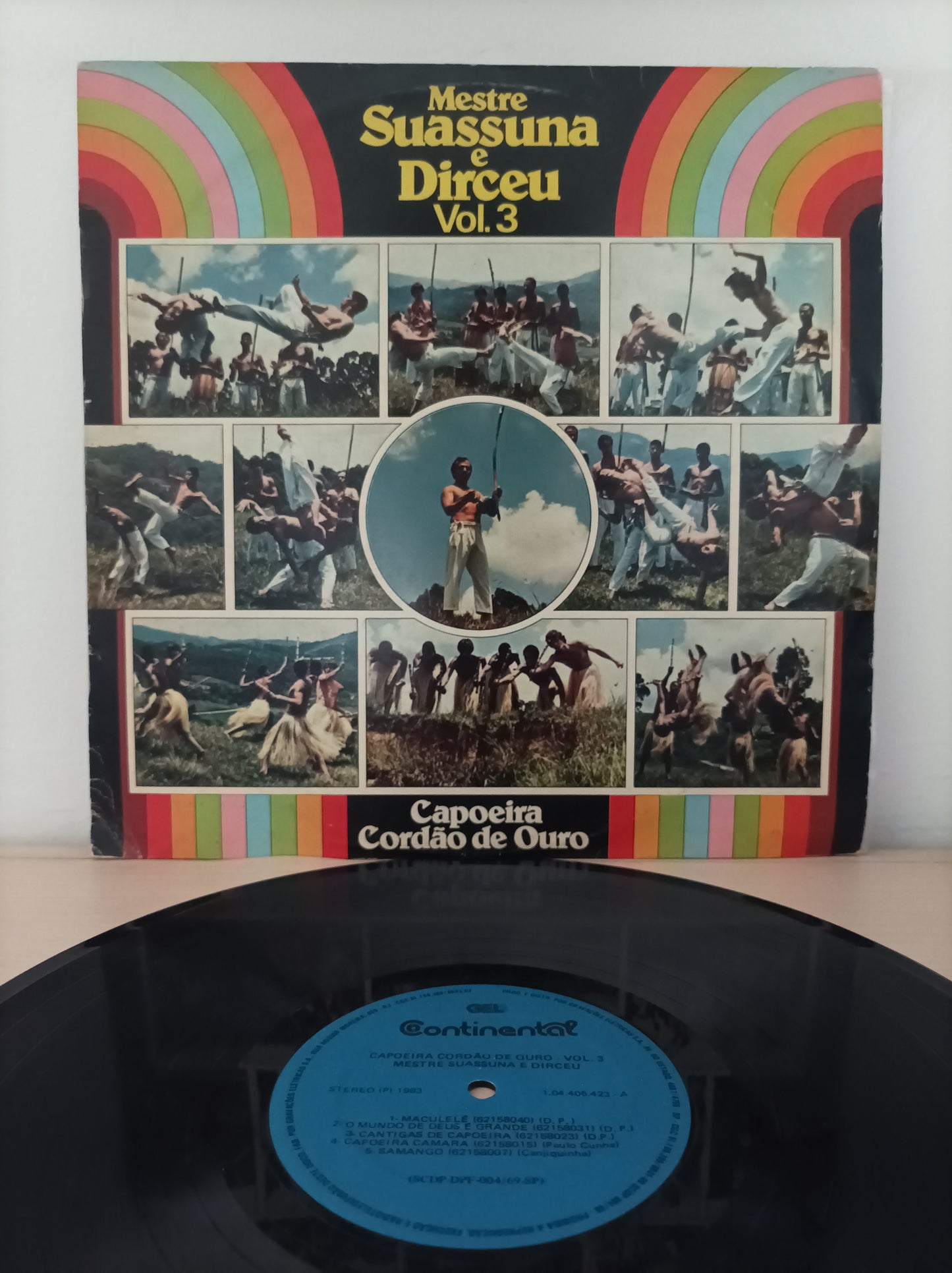 Lp Vinil Suassuna e Dirceu Capoeira Cordão de Ouro Vol. 3
