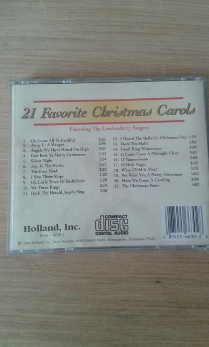 Cd 21 Carols The Londonderry Singers