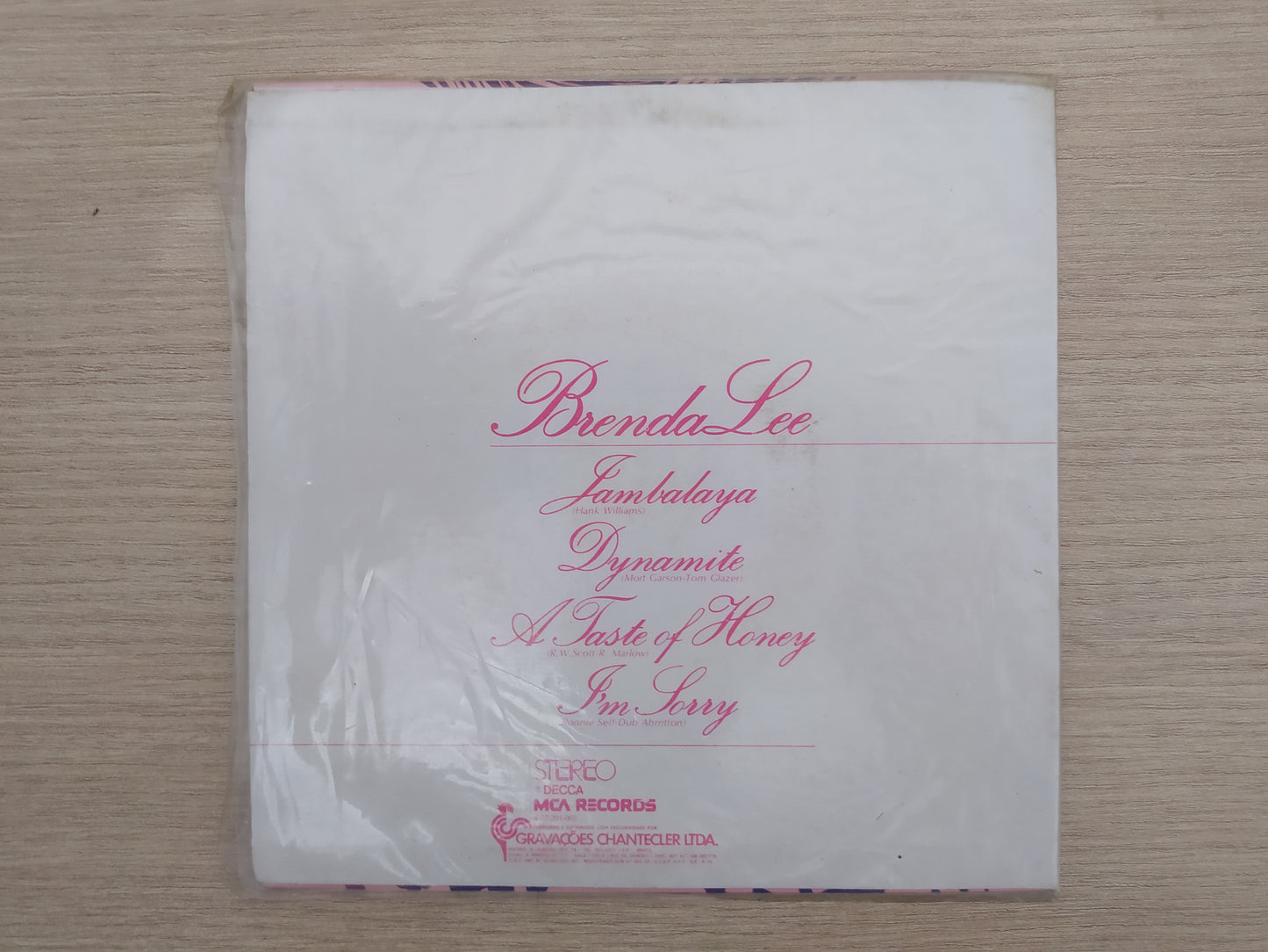 Vinil Compacto Brenda Lee Jambalaya / Dynamite
