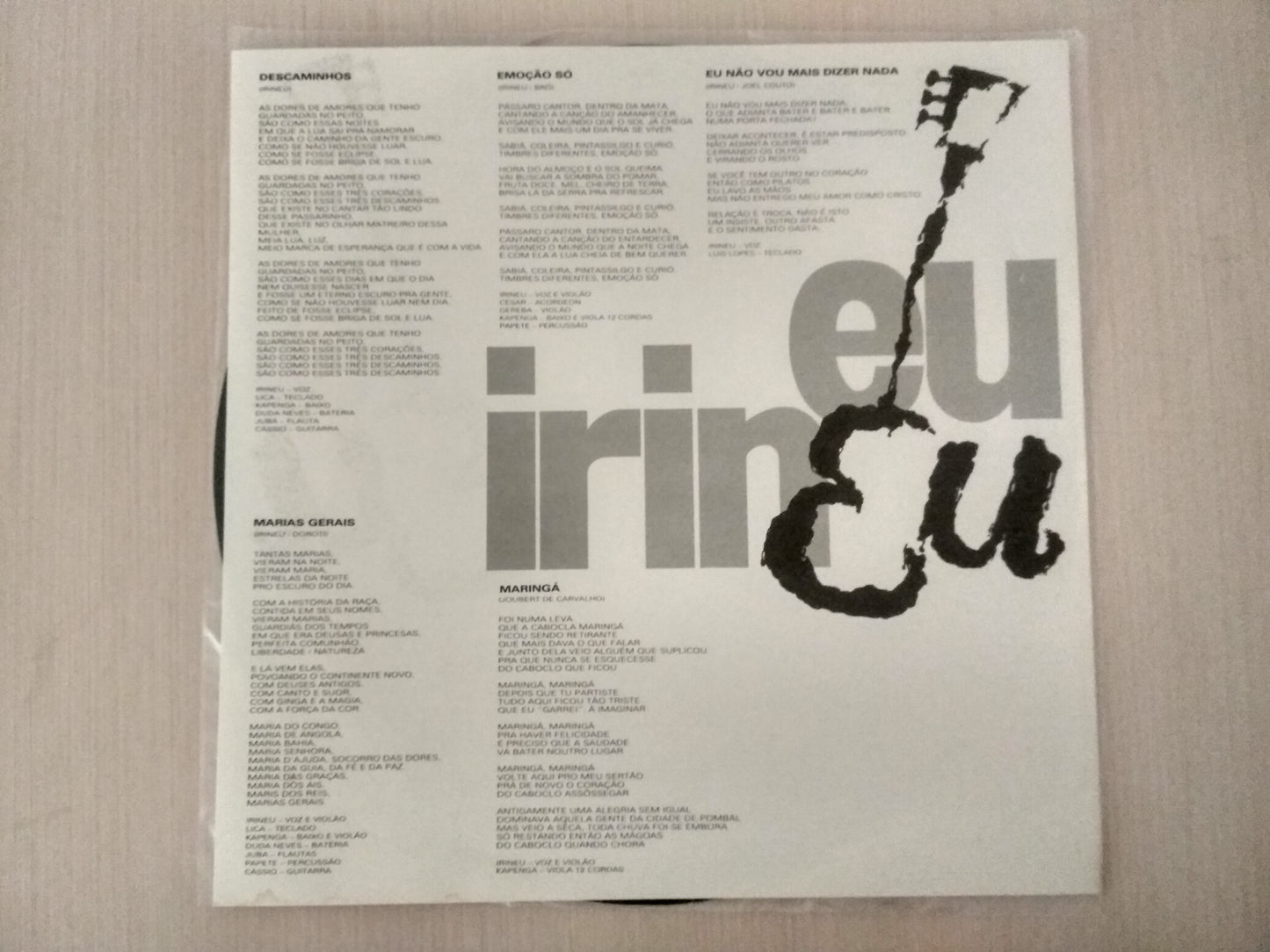 Lp Vinil Irineu Eu